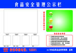 食品安全管理公示栏