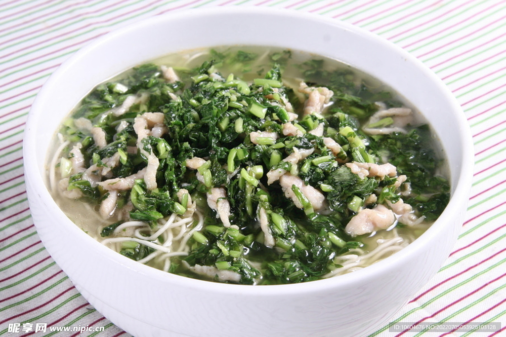 雪菜肉絲湯面