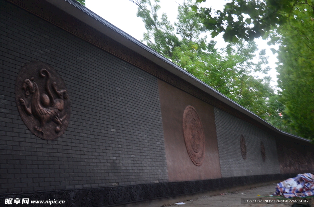 雕塑历史文化背景墙