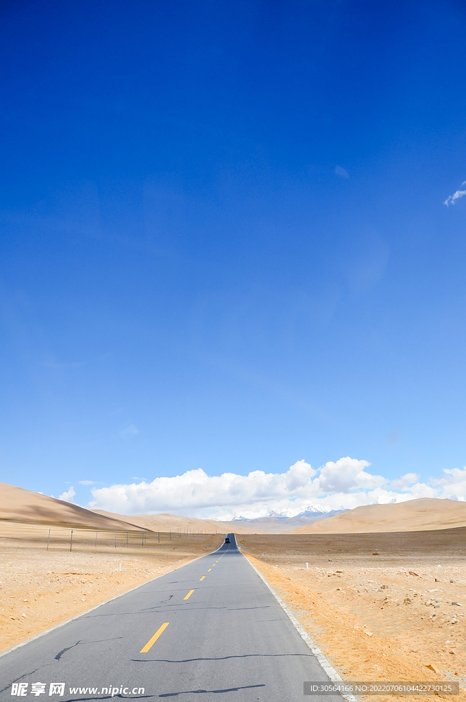 戶外沙漠公路