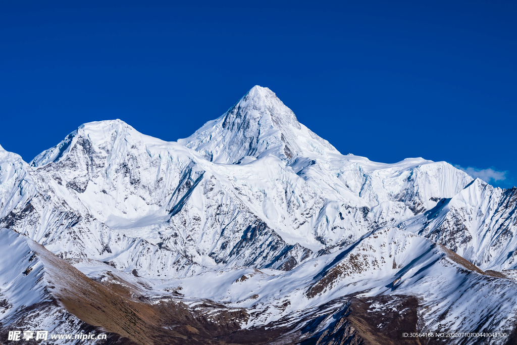 戶外雪山自然山脈