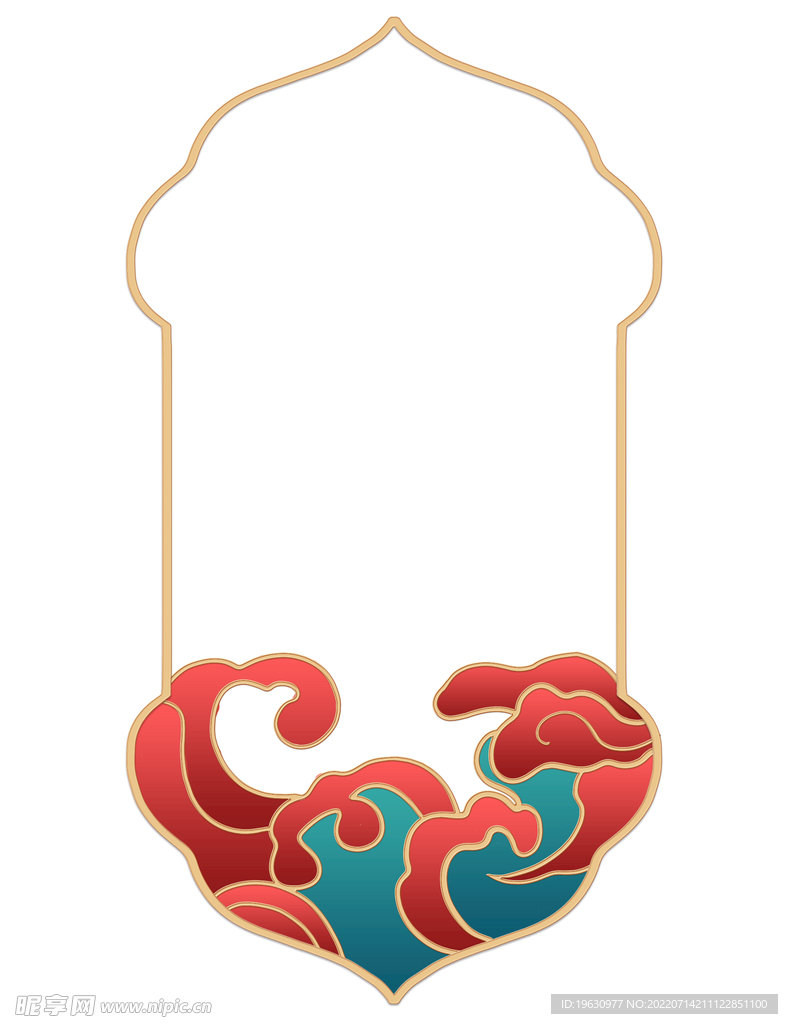 中式邊框