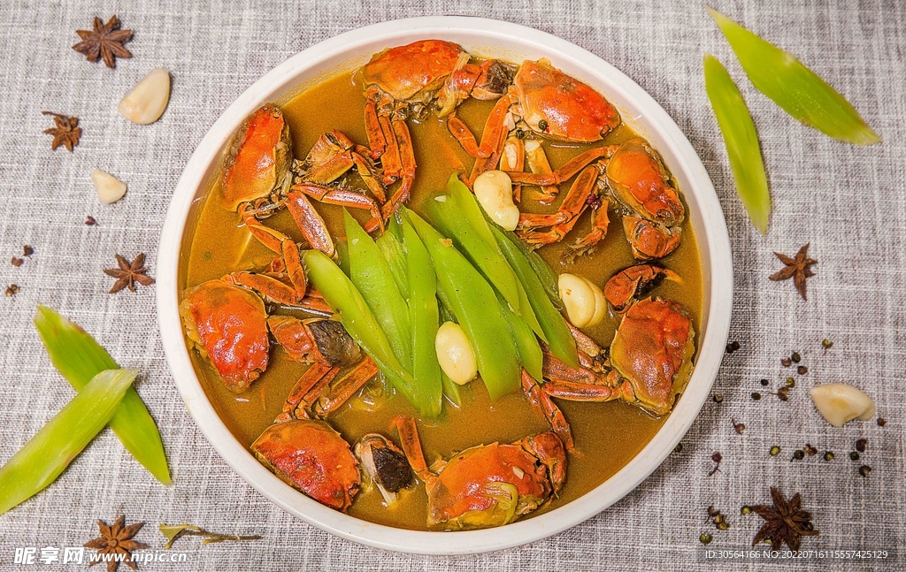 十三香大閘蟹美食