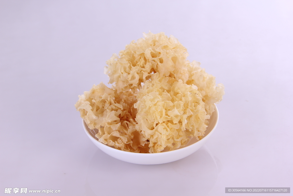 新鮮銀耳食材