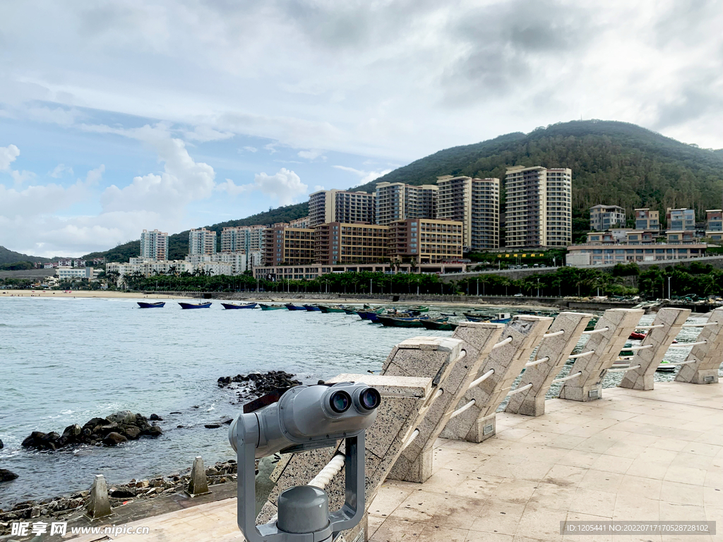 阳江海陵岛大角湾放生台