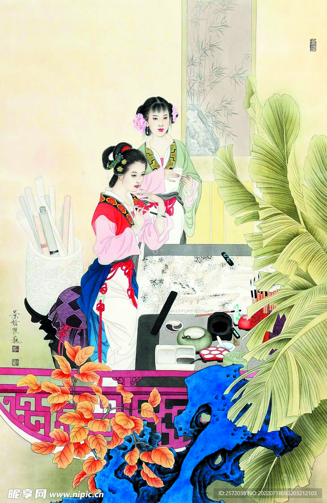 作畫