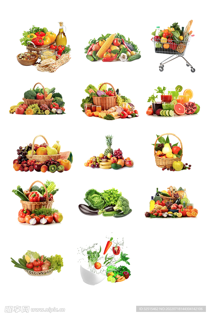 高清水果蔬菜集素材