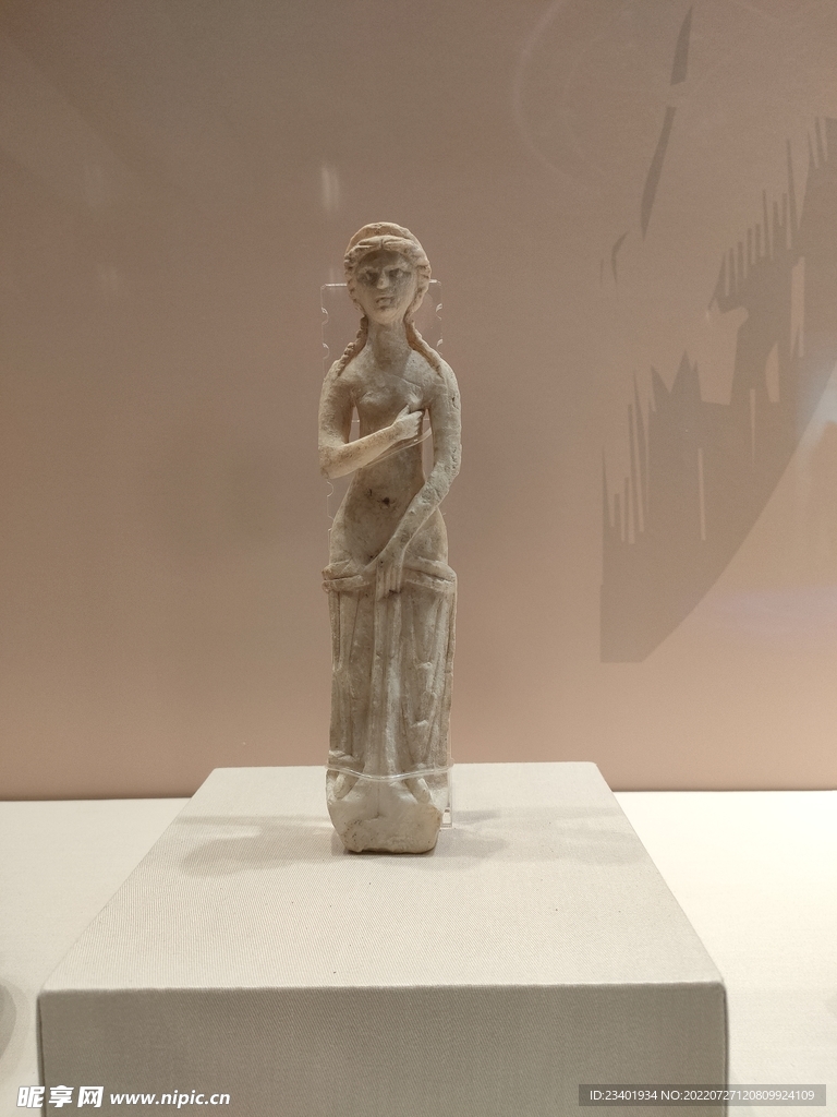 女神雕像叙利亚精品文物展览