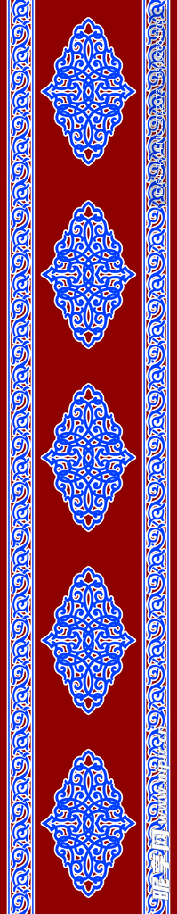 蒙古族花纹 