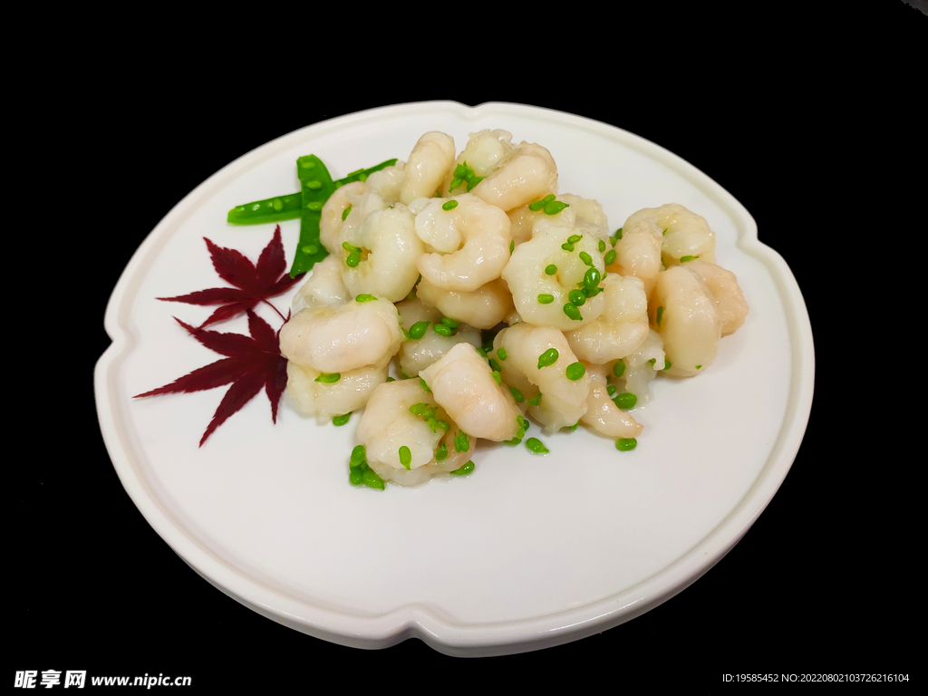 甜豆河蝦球