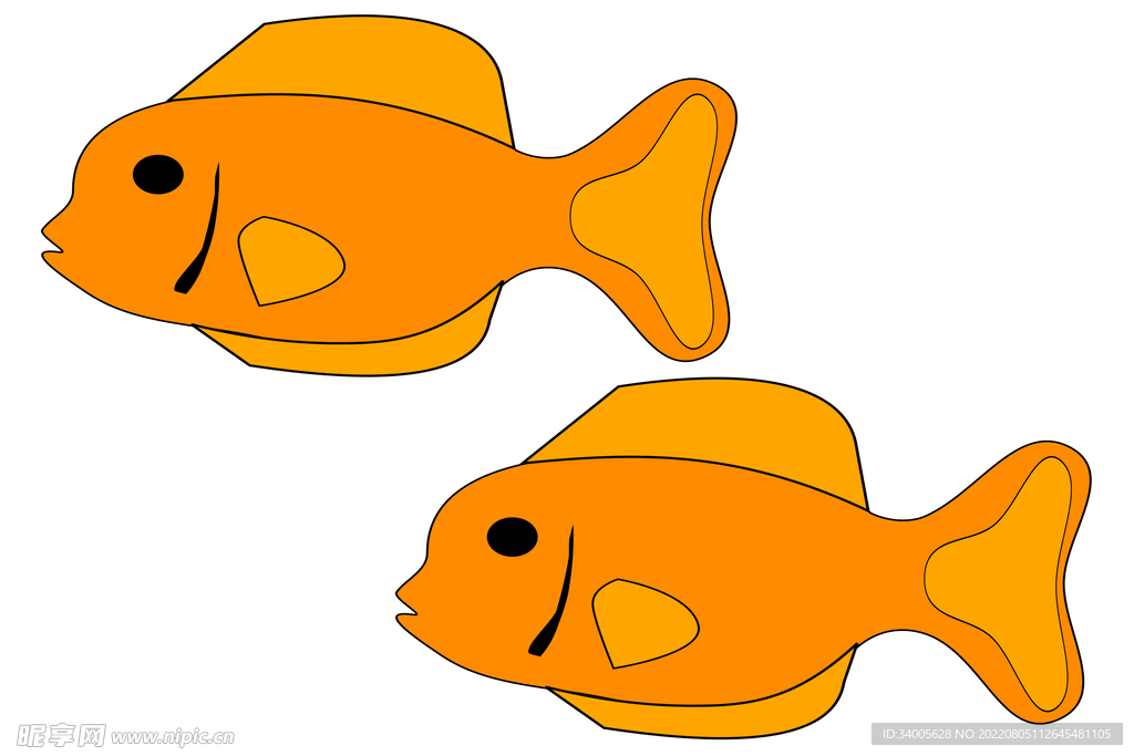 橙色鱼