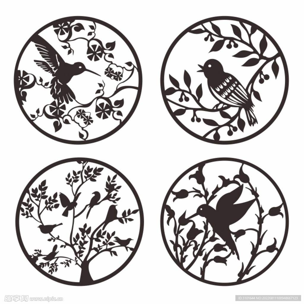花鳥圖案