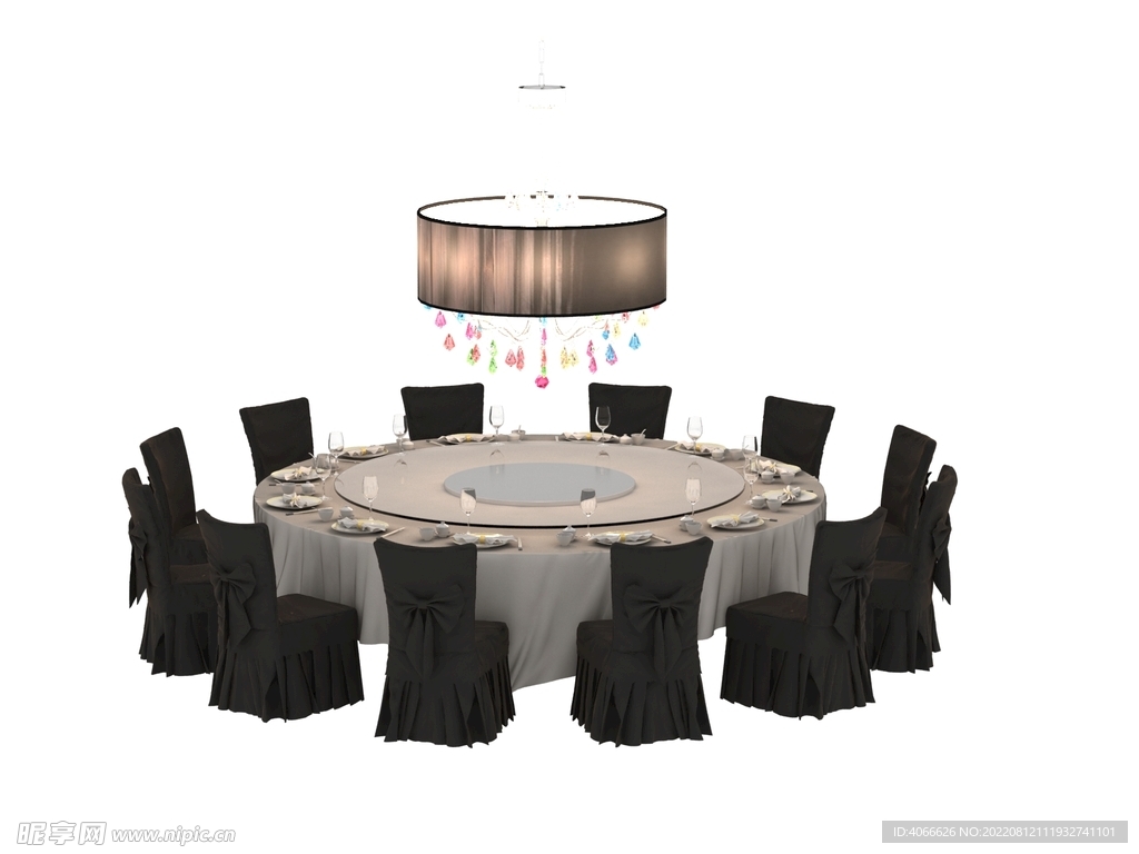 大餐桌3d模型