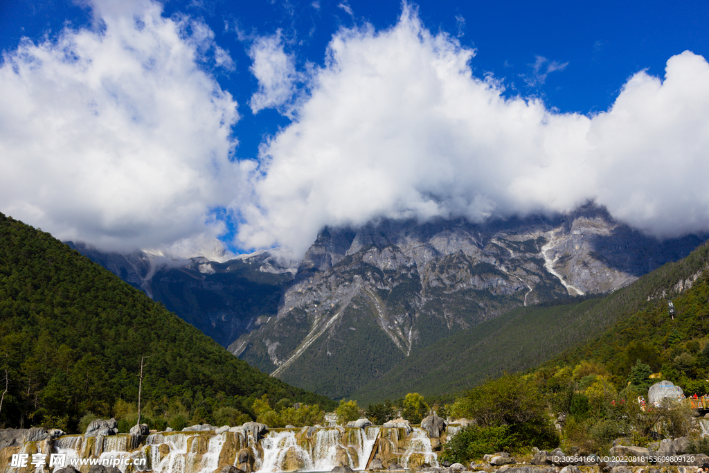 戶外山脈山峰自然