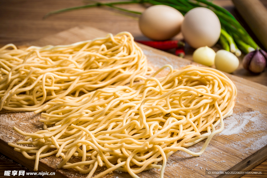 熱干面面條食材