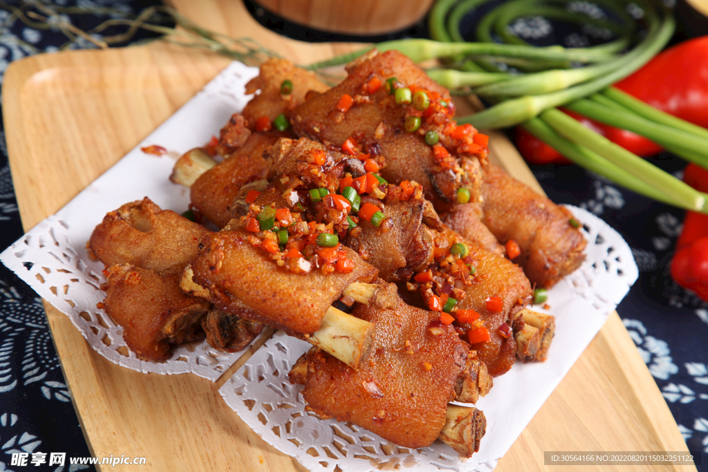油炸豬蹄美食