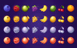 多彩水果图标