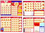 中秋节超市宣传广告单页模板