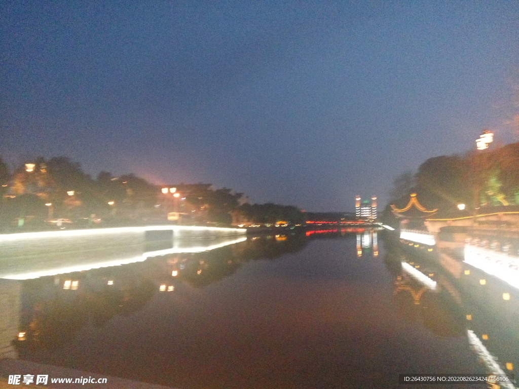 江南水鄉(xiāng)夜景 蘇州夜景 