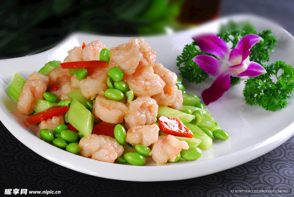 青豆蝦仁