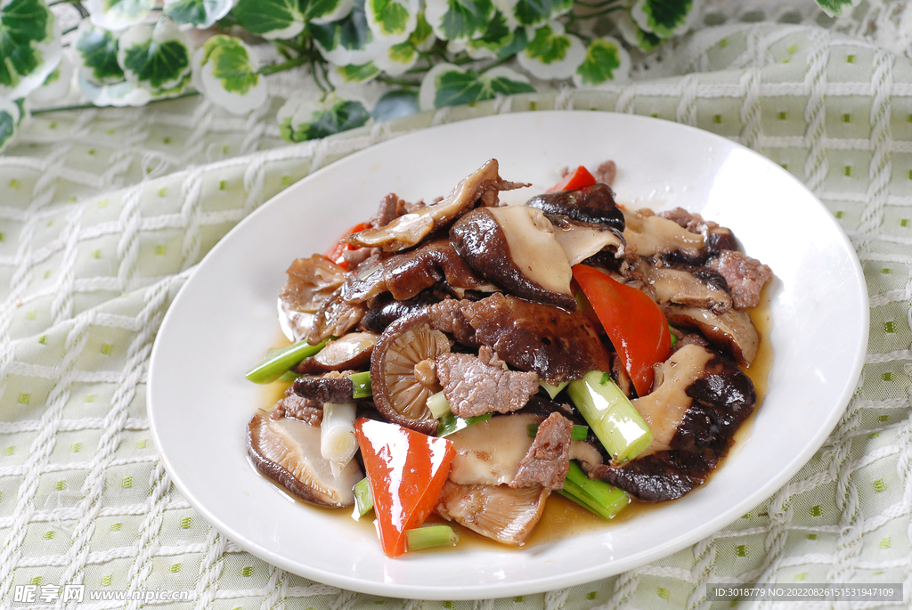 野蘑菇炒肉
