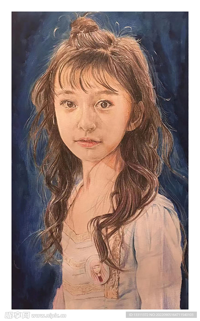 彩鉛人物畫