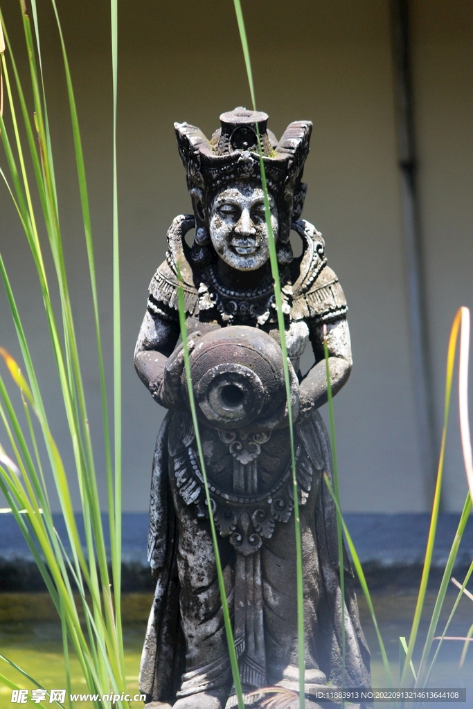 巴厘岛雕像