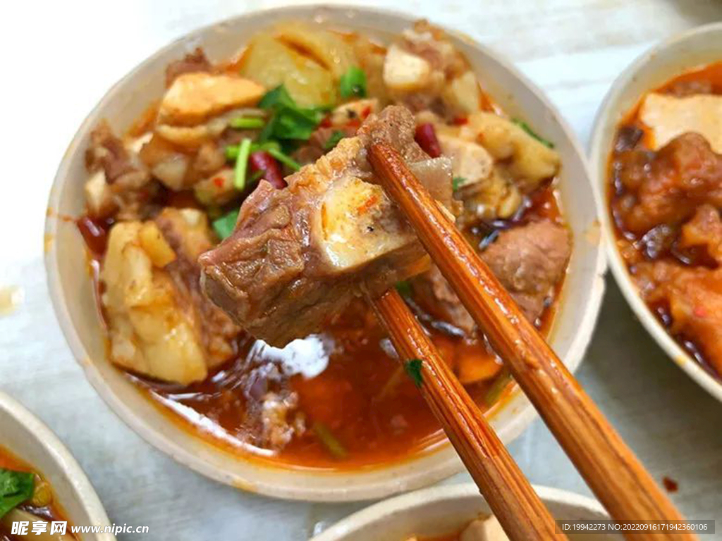 信陽特色扣碗老鷹膀美食地方小吃