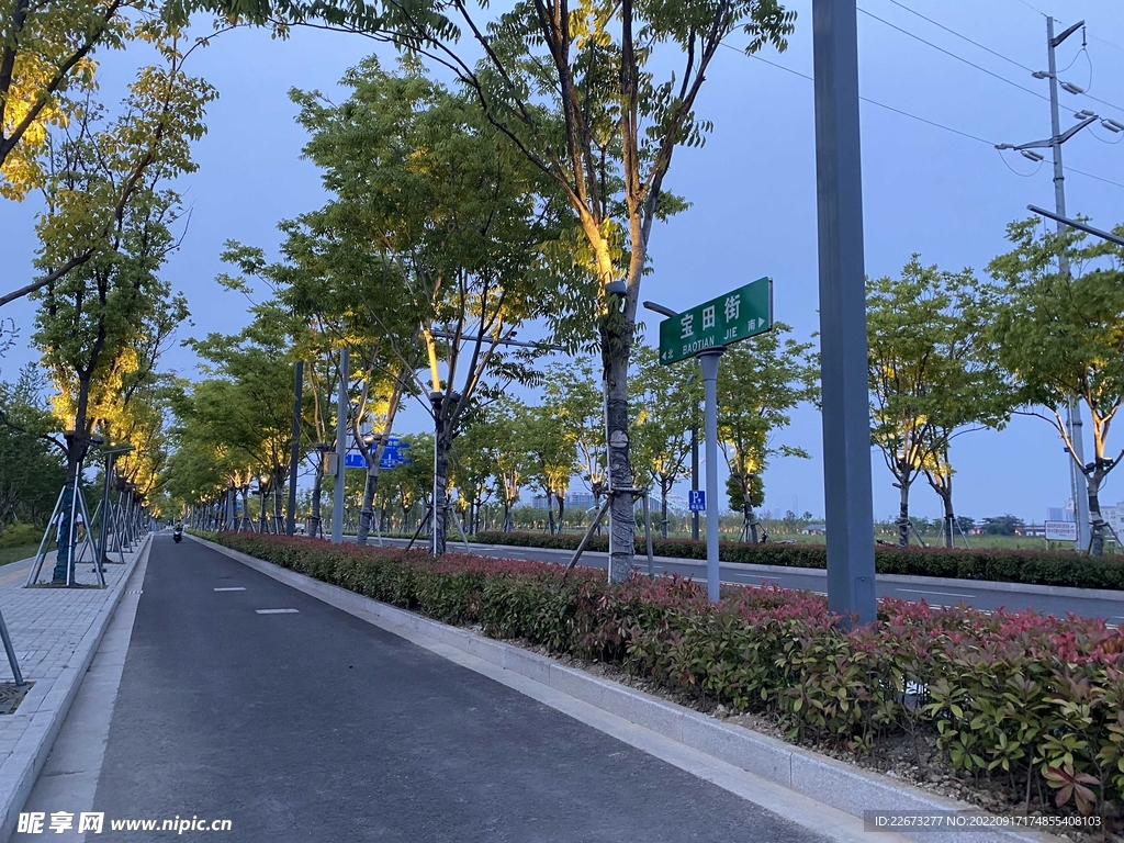 路標(biāo)風(fēng)景圖