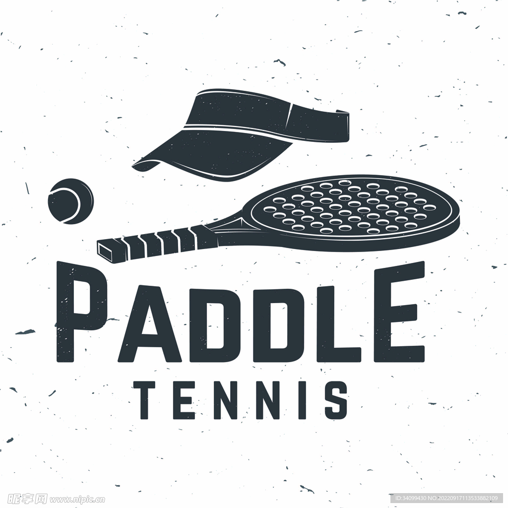 ai矢量网球图标logo