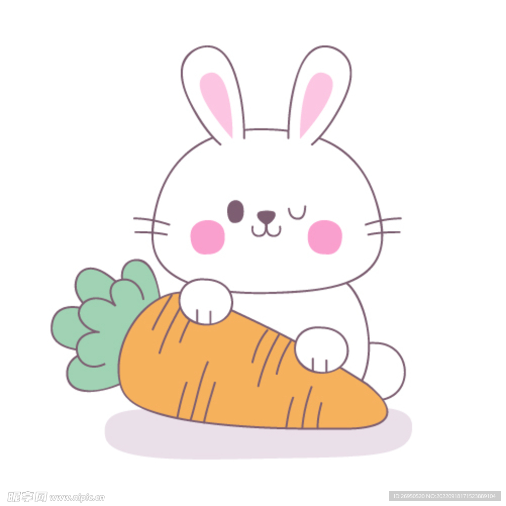 兔子 插画