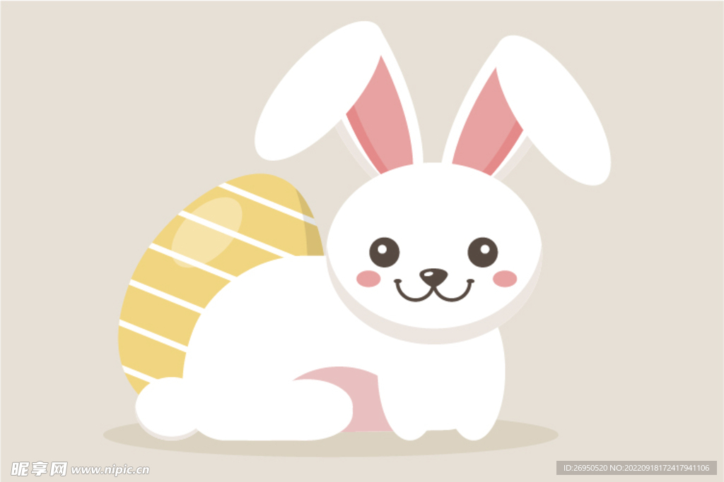 兔子 插画
