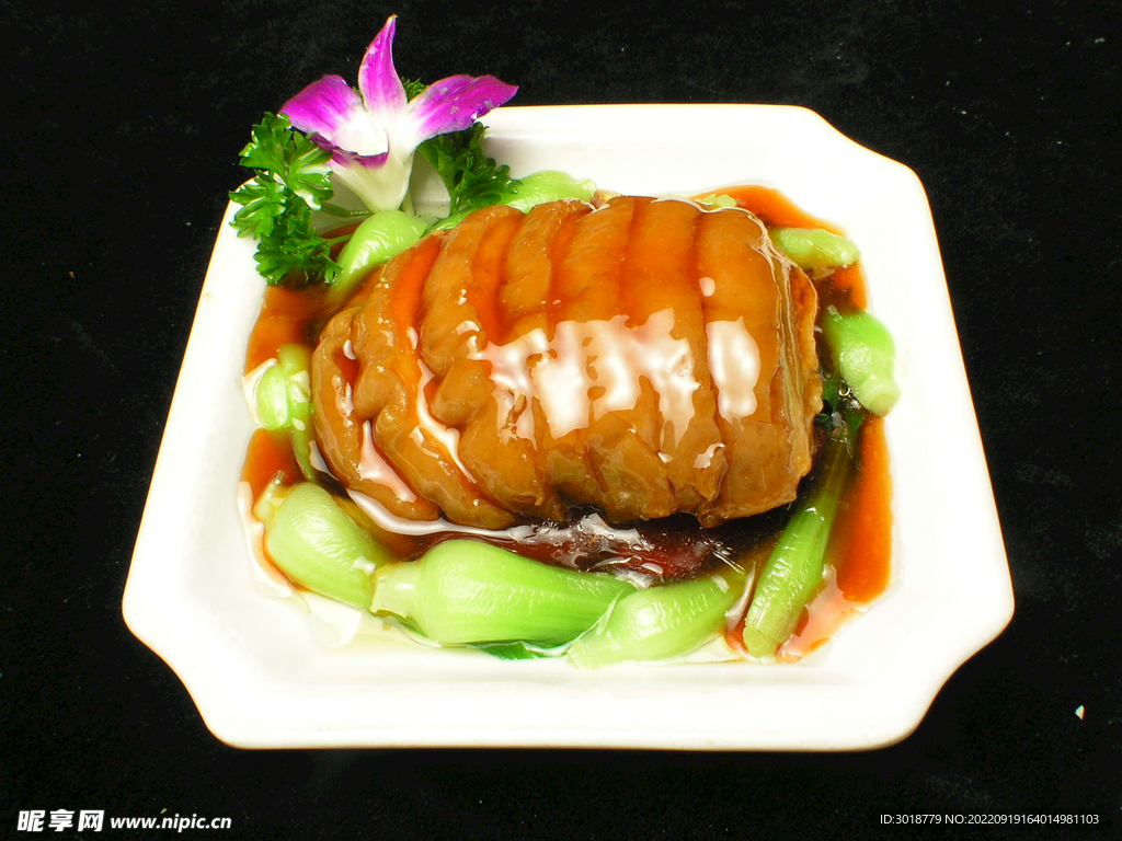 菜膽扒爐肉