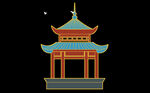 中國風(fēng)亭子