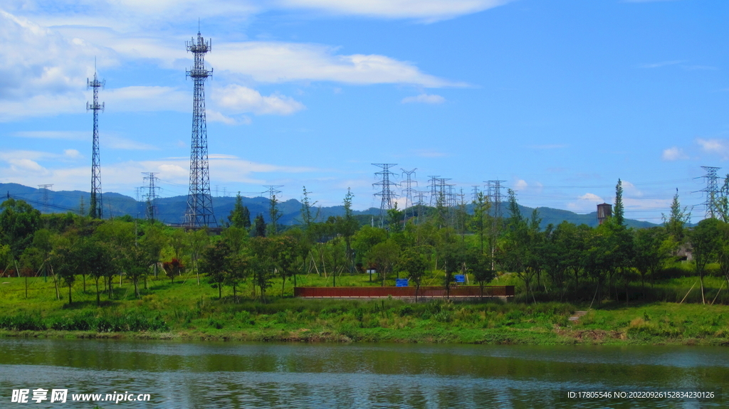 江边风景 景色素材 河边美景 