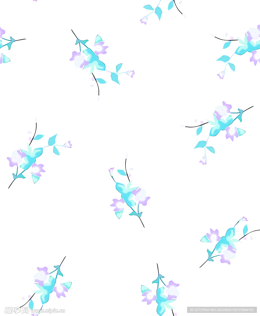 手繪花