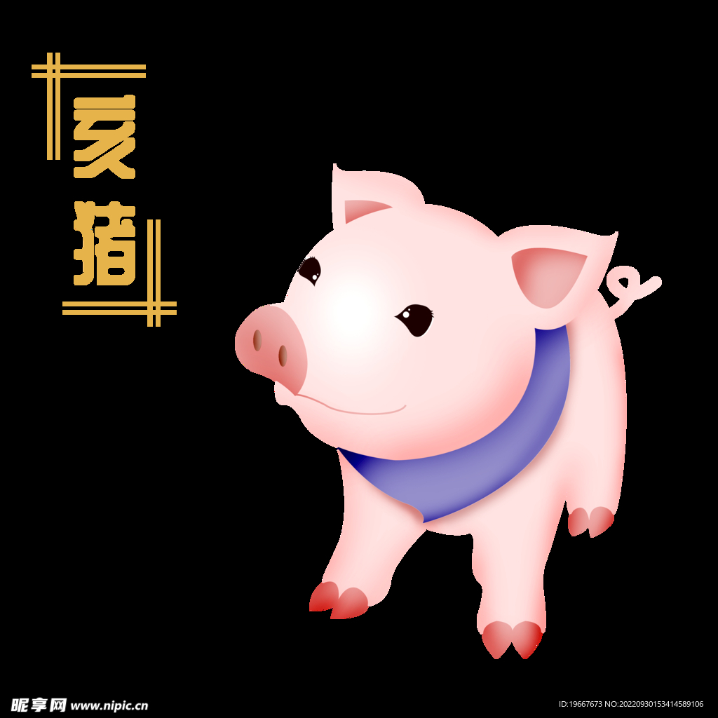 十二生肖豬