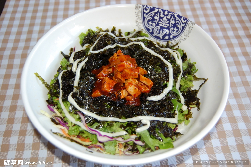 川香雞排拌飯