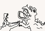 小孩涂鸦之恐龙线稿