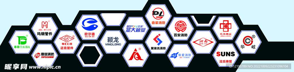 閥門標(biāo)志墻