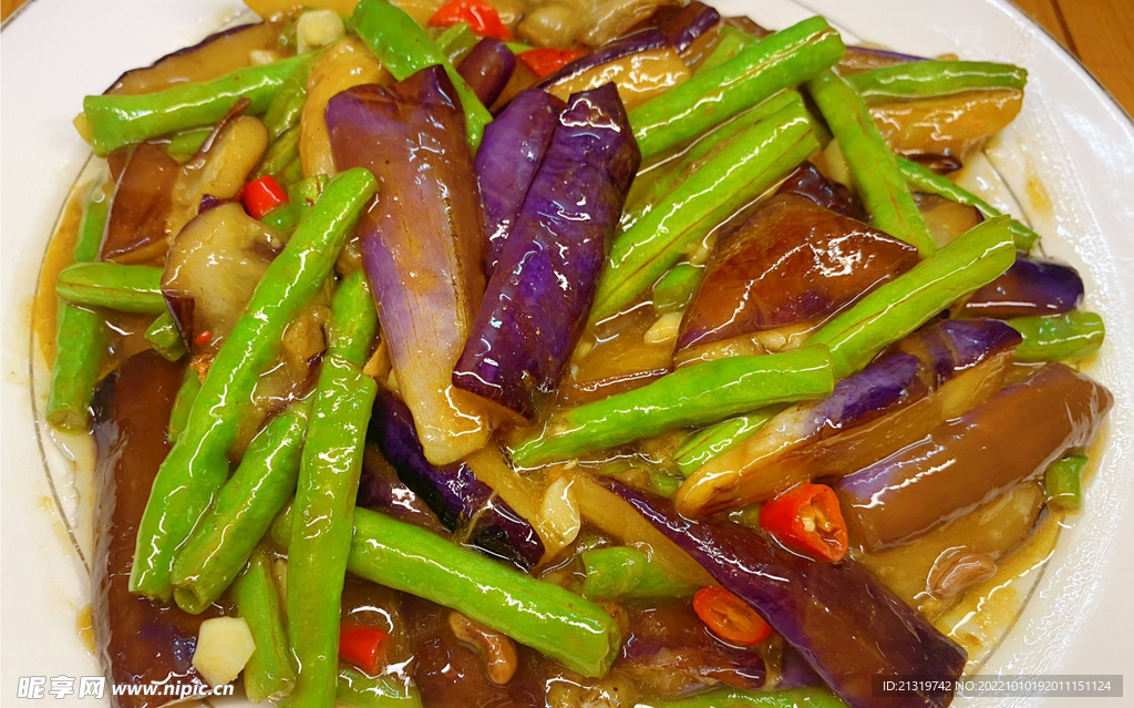 豆角茄子高清攝影