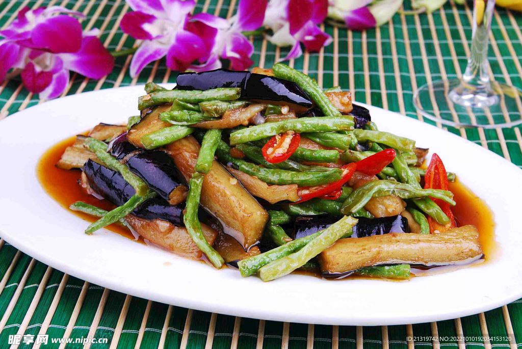 豆角茄子高清攝影