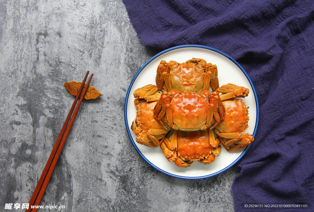 螃蟹美食海报