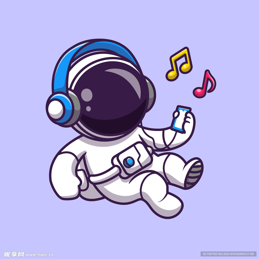 Q版宇航员探险 听音乐