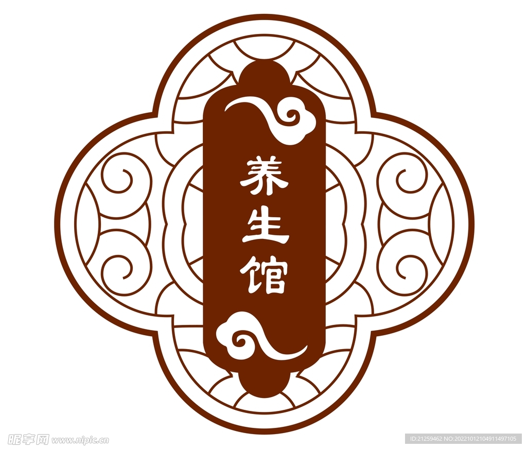 养生馆logo