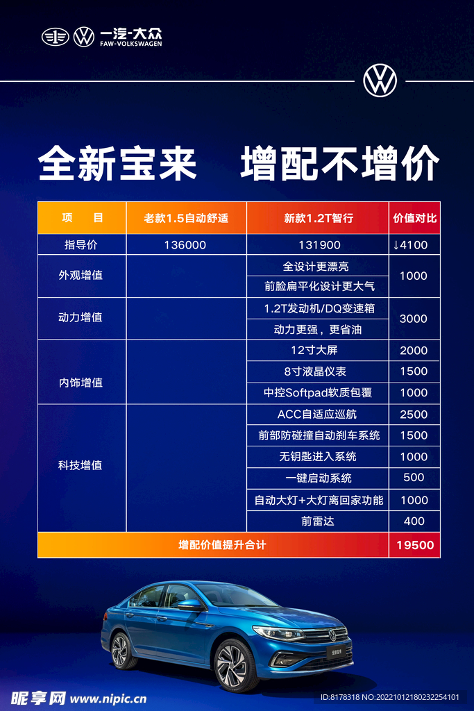 全新寶來 PK展架