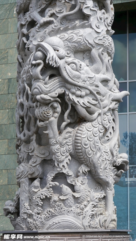 石雕玉柱