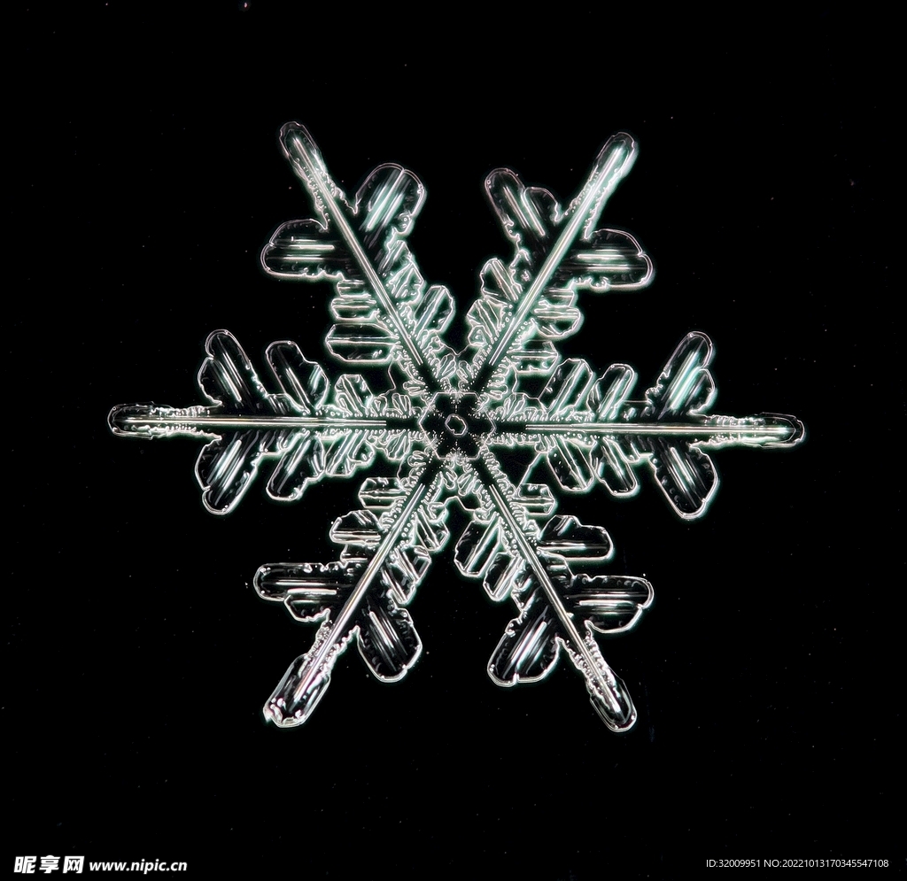 雪花 冰晶          