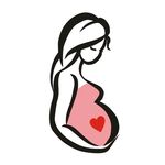 手绘孕妇月子宝宝卡通素材