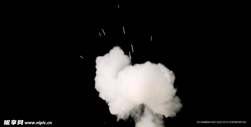 白色煙霧爆炸